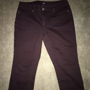 CLEARANCE a.n.a. Capri Pants Maroon/Purple Size 14